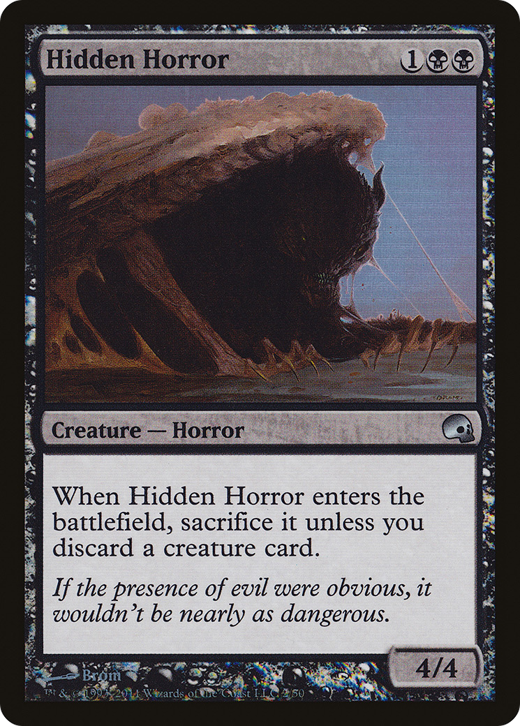 Hidden Horror (GRV-002)  Foil - Premium Deck Series: Graveborn