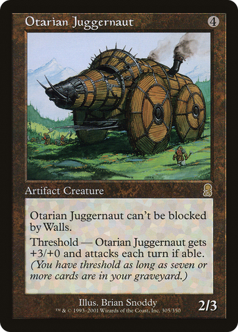 Otarian Juggernaut (ODY-305)  Foil - Odyssey