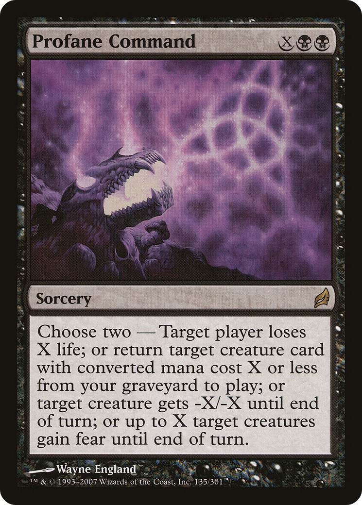 Profane Command (LRW-135)  - Lorwyn
