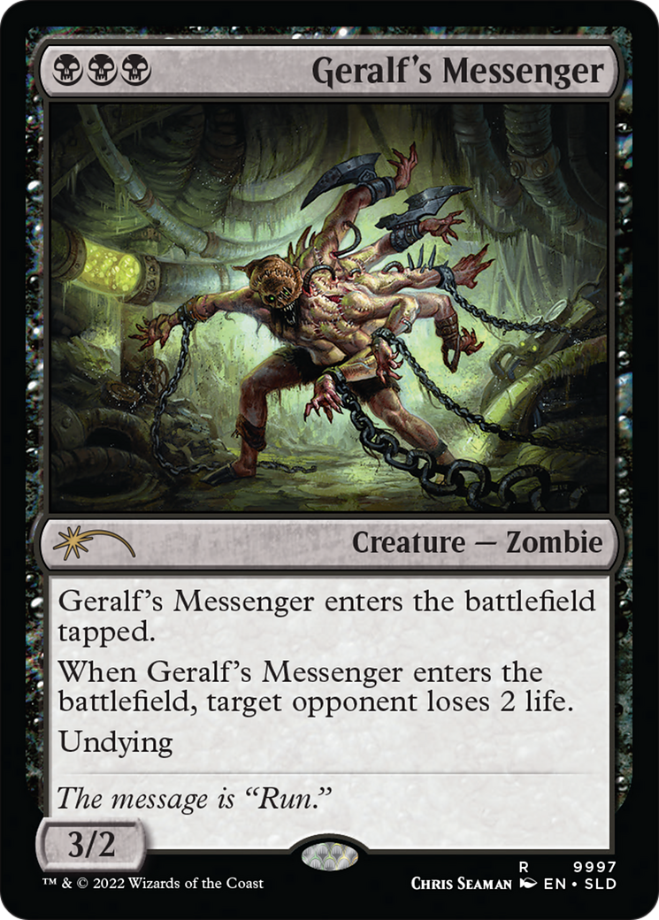 Geralf's Messenger (SLD-9997)  Foil - Secret Lair Drop