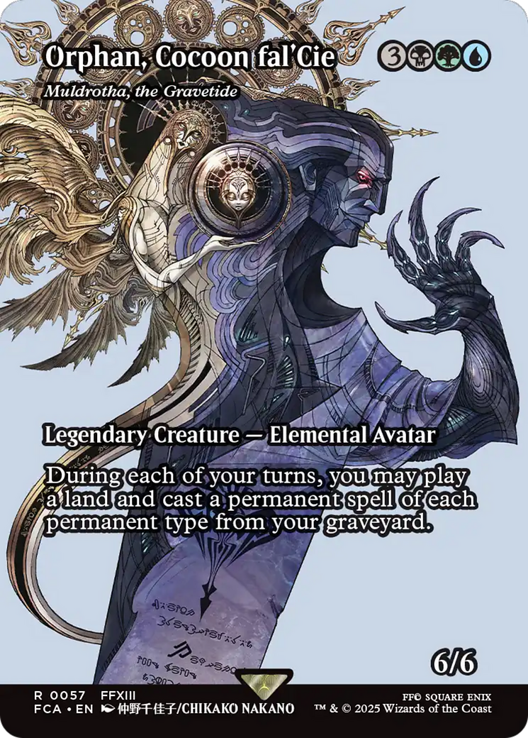 Orphan, Cocoon fal'Cie - Muldrotha, the Gravetide (Showcase) (FCA-057)  Foil - FINAL FANTASY: Through the Ages / Orphan, Cocoon fal'Cie (Borderless)