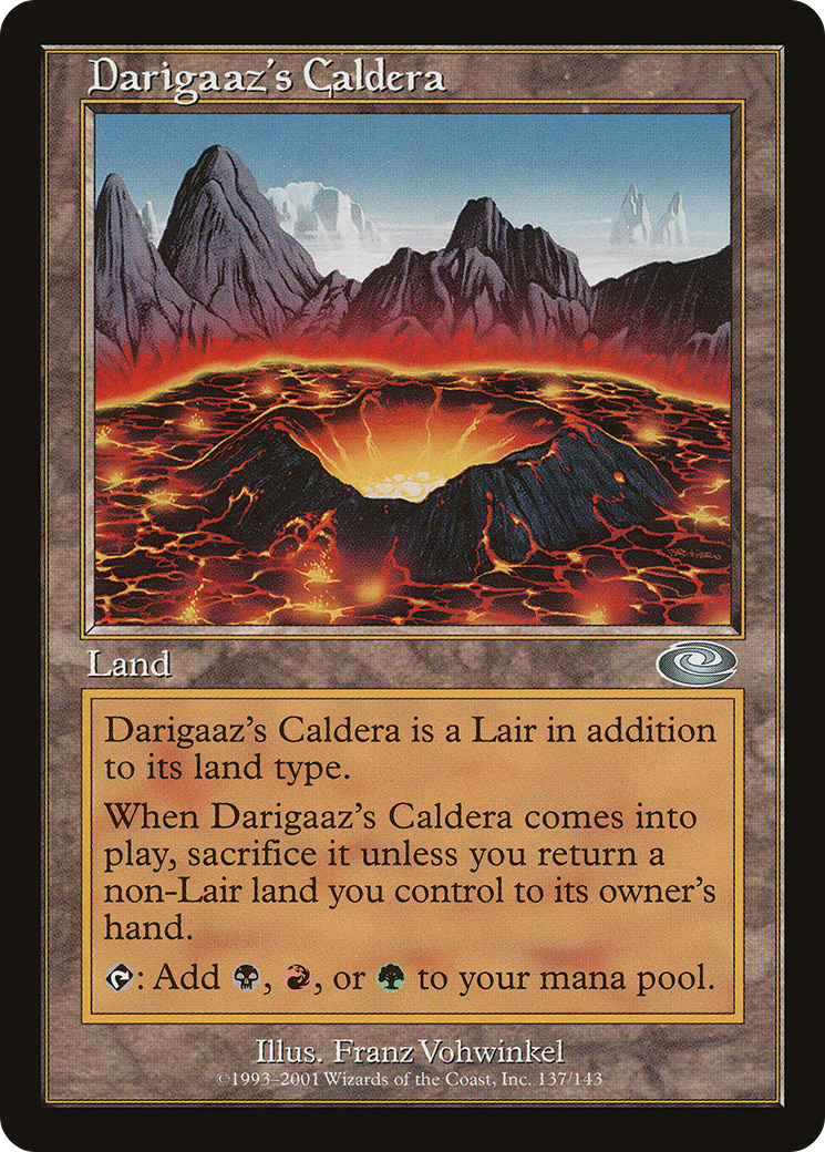 Darigaaz's Caldera (PLS-137)  - Planeshift