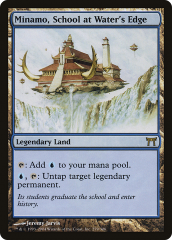 Minamo, School at Water's Edge (CHK-279)  - Champions of Kamigawa
