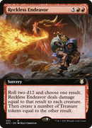 Reckless Endeavor (Extended Art) (AFC-302) - Adventures in the Forgotten Realms Commander