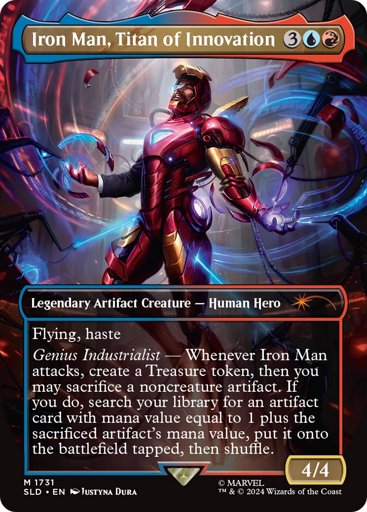 Iron Man, Titan of Innovation (SLD-1731)  - Secret Lair Drop (Borderless)