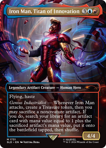 Iron Man, Titan of Innovation (SLD-1731)  - Secret Lair Drop (Borderless)