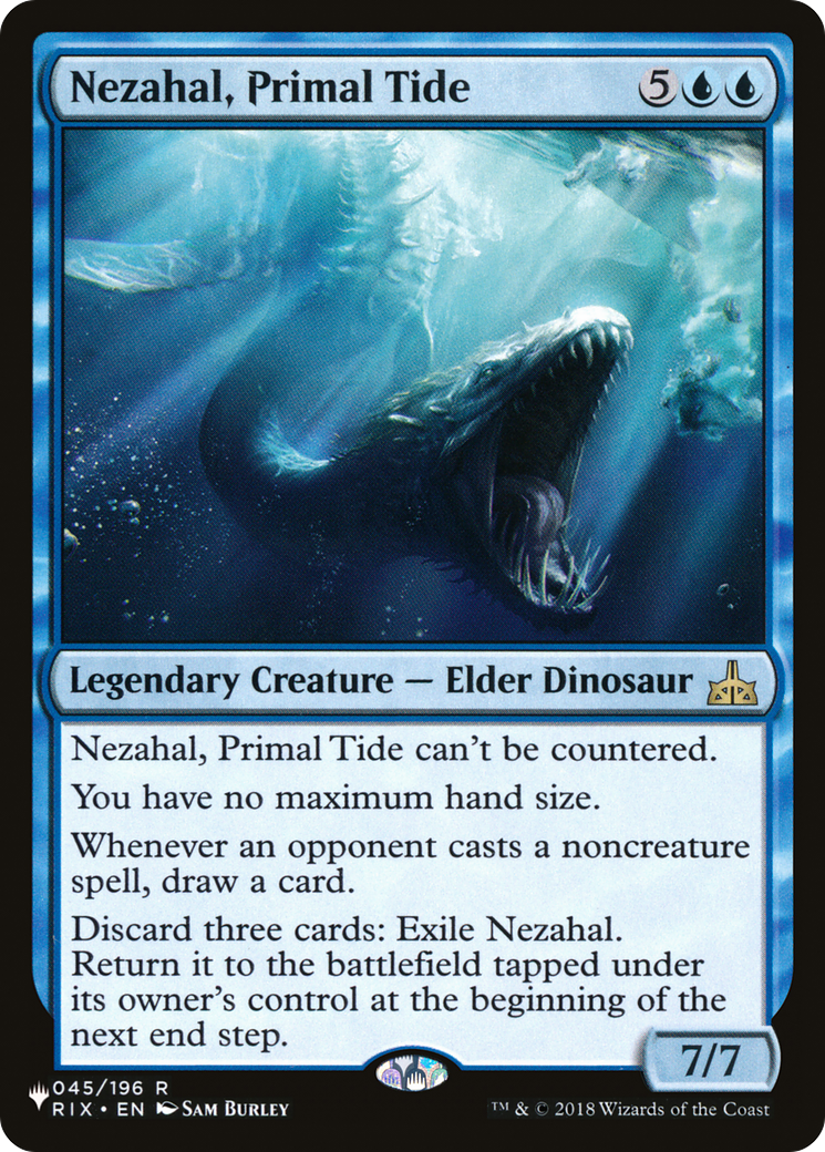 Nezahal, Primal Tide (LIST-045/196)  - The List