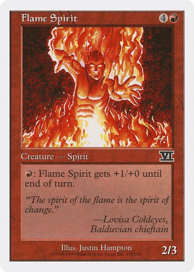 Flame Spirit (6ED-179)  - Classic Sixth Edition