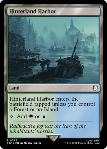 Hinterland Harbor (Surge Foil) (PIP-795) - Fallout Foil