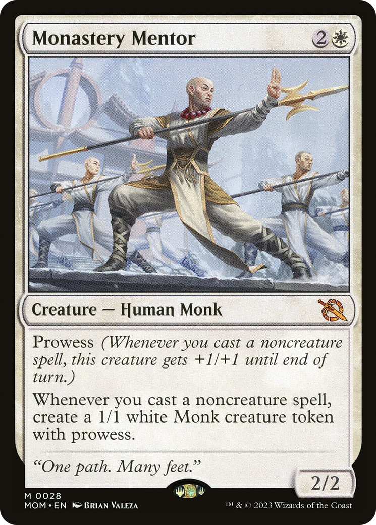 Monastery Mentor (MOM-028)  - March of the Machine