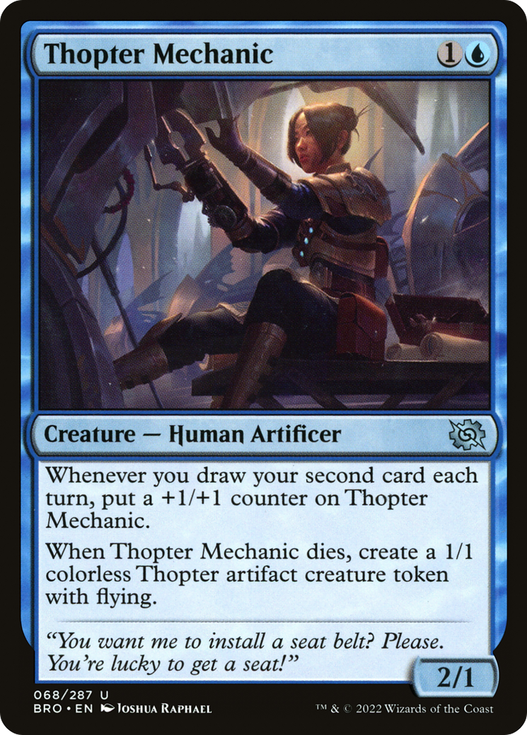 Thopter Mechanic (BRO-068)  - The Brothers' War
