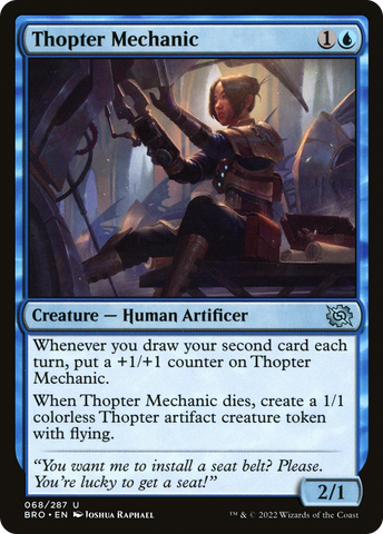 Thopter Mechanic (BRO-068)  - The Brothers' War