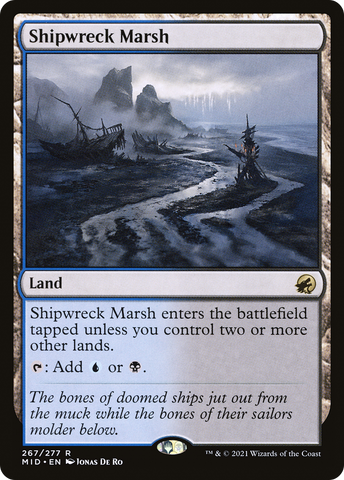 Shipwreck Marsh (MID-267)  - Innistrad: Midnight Hunt