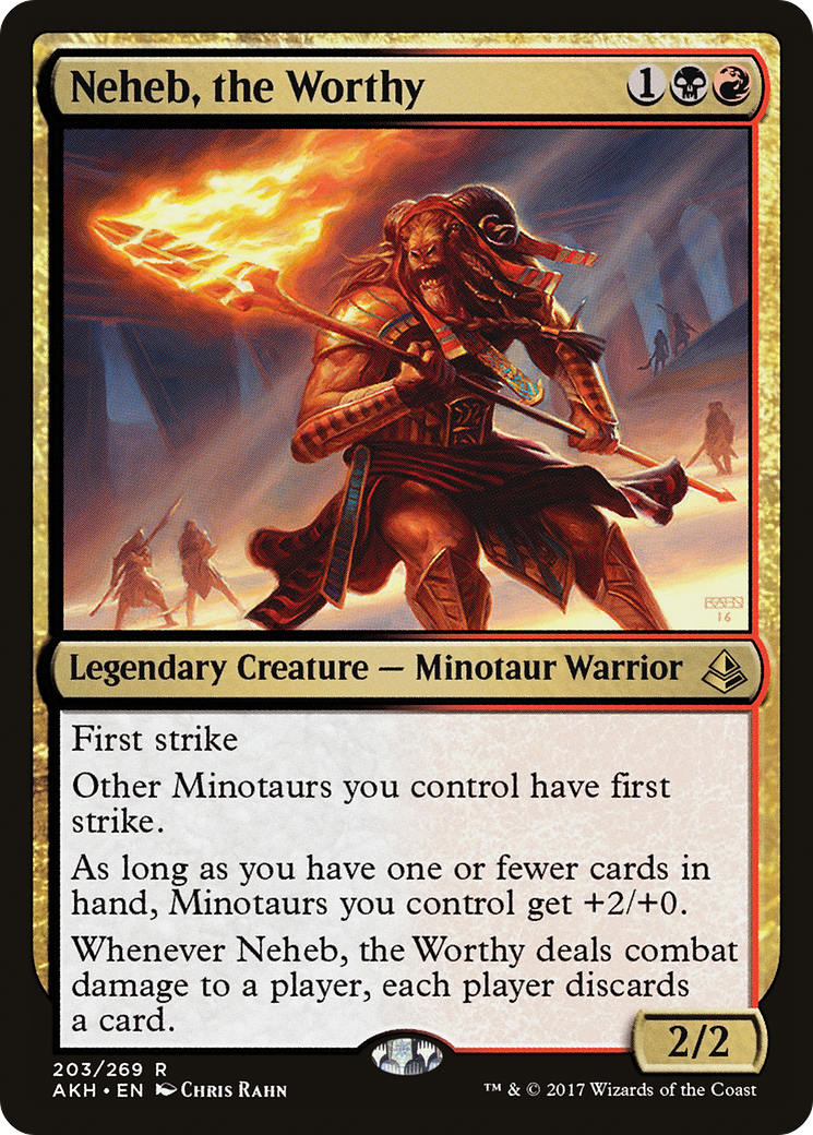 Neheb, the Worthy (AKH-203)  Foil - Amonkhet