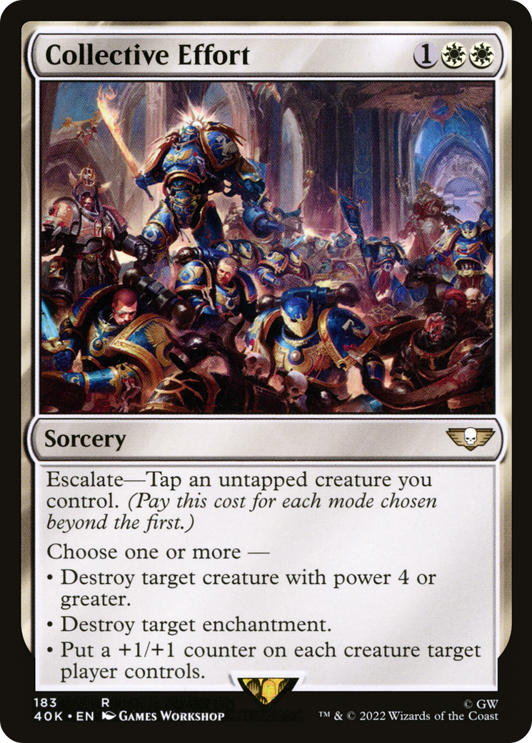 Collective Effort (40K-183)  - Warhammer 40,000 Commander