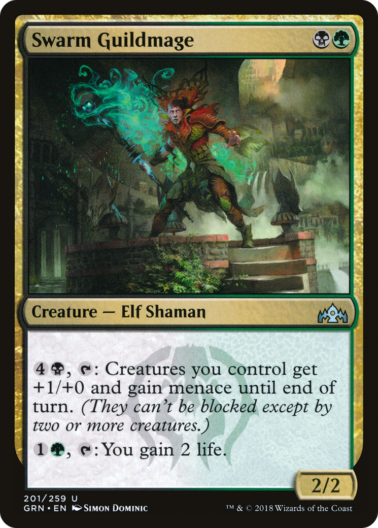 Swarm Guildmage (GRN-201) - Guilds of Ravnica Foil