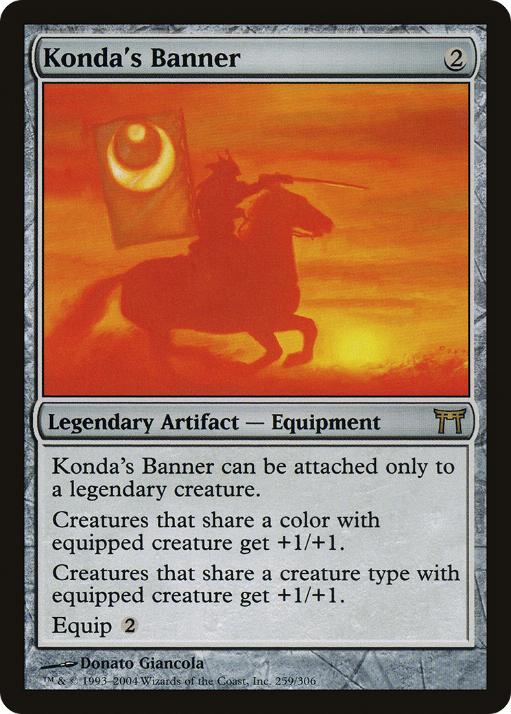 Konda's Banner (CHK-259)  Foil - Champions of Kamigawa