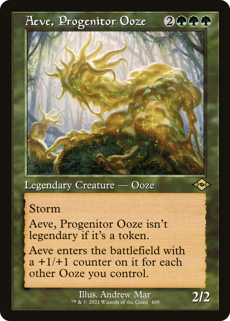 Aeve, Progenitor Ooze (Retro Frame) (MH2-409)  Foil - Modern Horizons 2