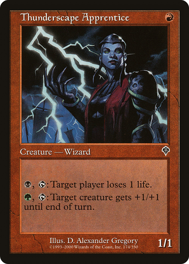 Thunderscape Apprentice (INV-174)  Foil - Invasion