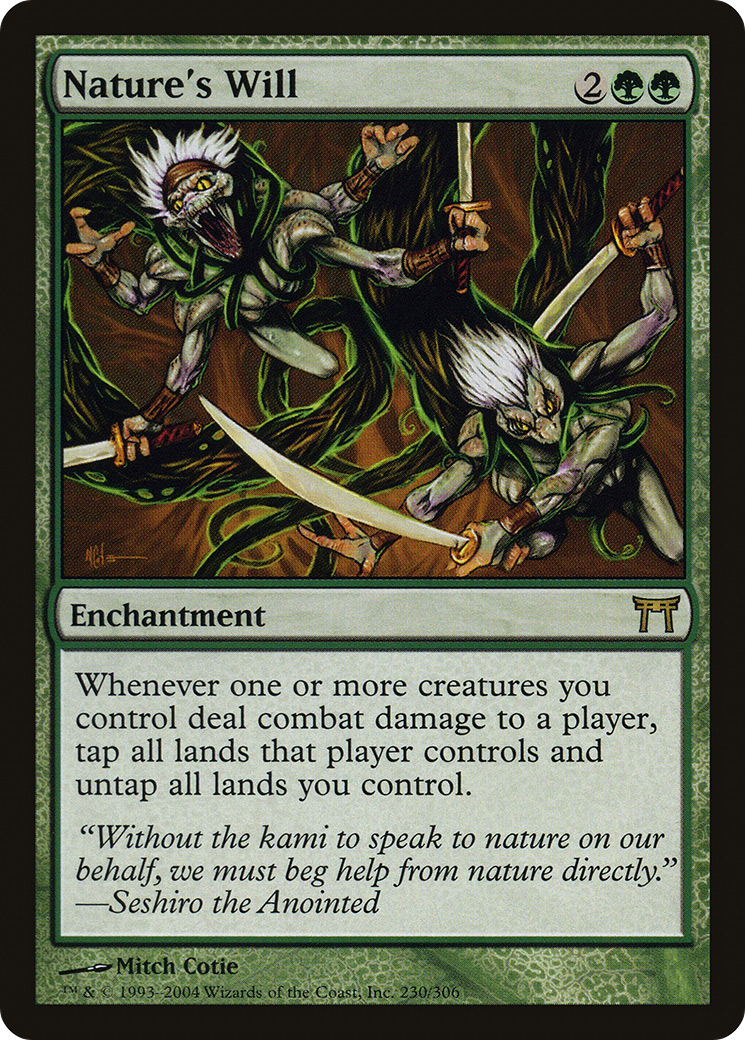 Nature's Will (CHK-230)  - Champions of Kamigawa