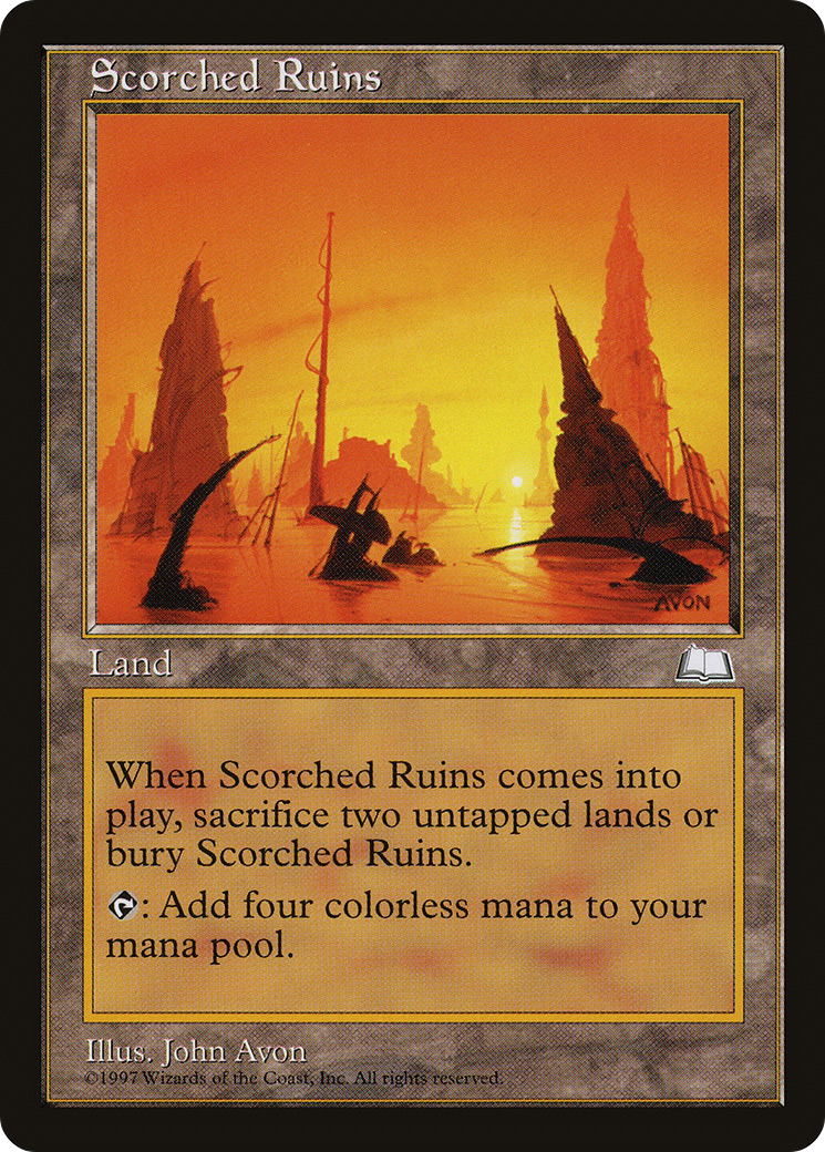 Scorched Ruins (WTH-)  - Weatherlight