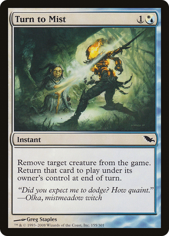 Turn to Mist (SHM-155)  - Shadowmoor