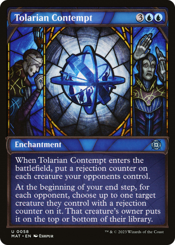 Tolarian Contempt (Showcase) (MAT-058)  - March of the Machine: The Aftermath: (Showcase)