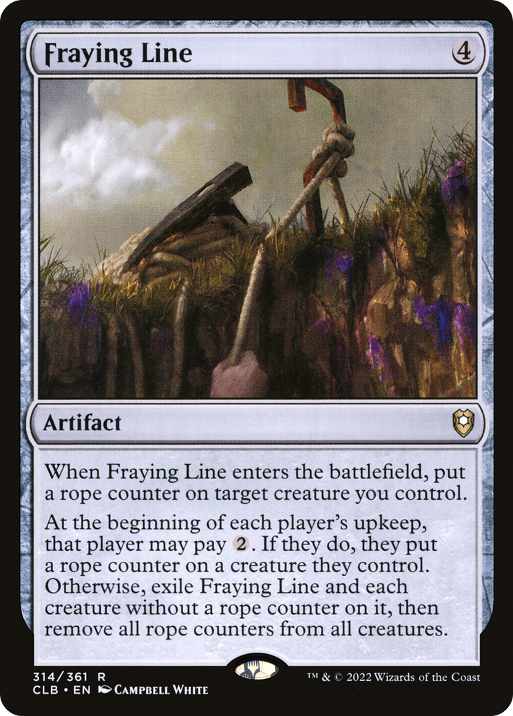 Fraying Line (CLB-314)  - Commander Legends: Battle for Baldur's Gate