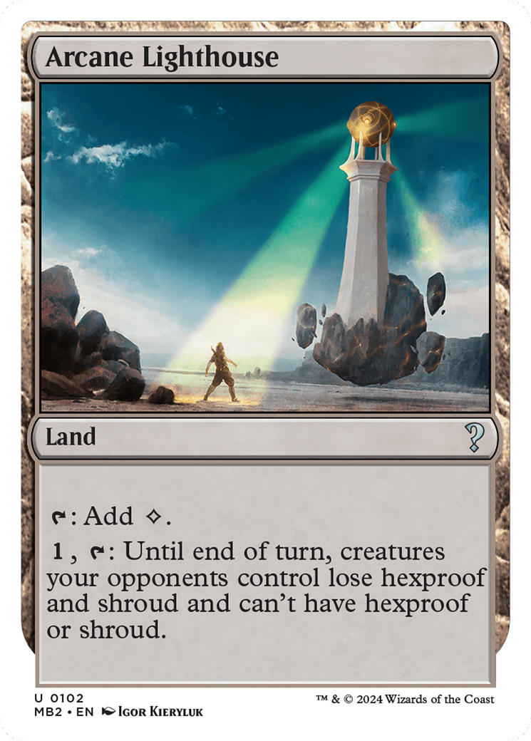 Arcane Lighthouse (White Border) (MB2-102)  - Mystery Booster 2
