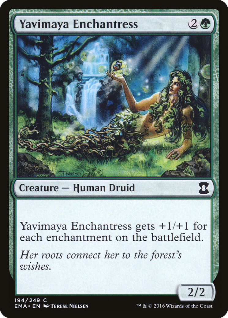Yavimaya Enchantress (EMA-194)  Foil - Eternal Masters