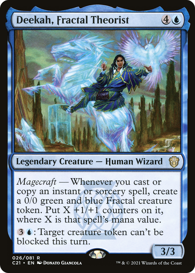 Deekah, Fractal Theorist (C21-026)  - Commander 2021