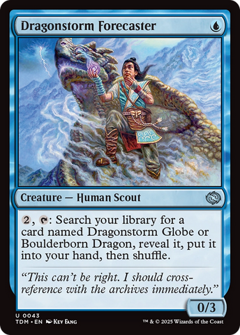 Dragonstorm Forecaster (TDM-043)  - Tarkir: Dragonstorm