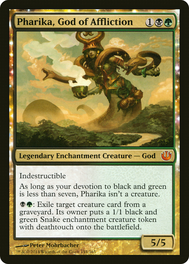 Pharika, God of Affliction (JOU-154) - Journey into Nyx: (enchantment)