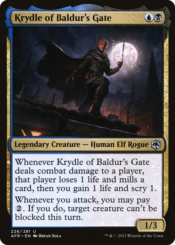 Krydle of Baldur's Gate (AFR-226)  Foil - Adventures in the Forgotten Realms