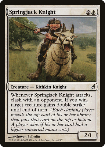Springjack Knight (LRW-041)  Foil - Lorwyn