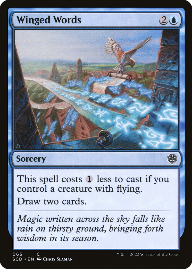 Winged Words (SCD-065)  - Starter Commander Decks