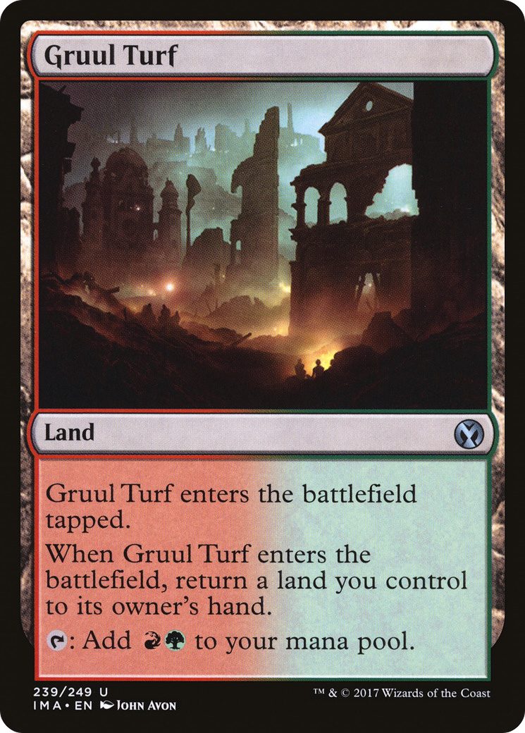 Gruul Turf (IMA-239) - Iconic Masters Foil