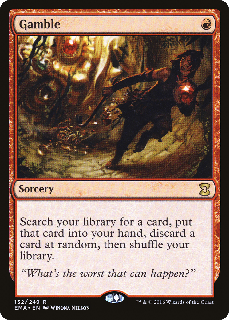 Gamble (EMA-132)  Foil - Eternal Masters