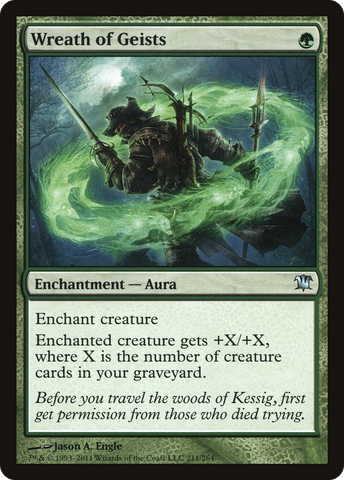 Wreath of Geists (ISD-211)  Foil - Innistrad