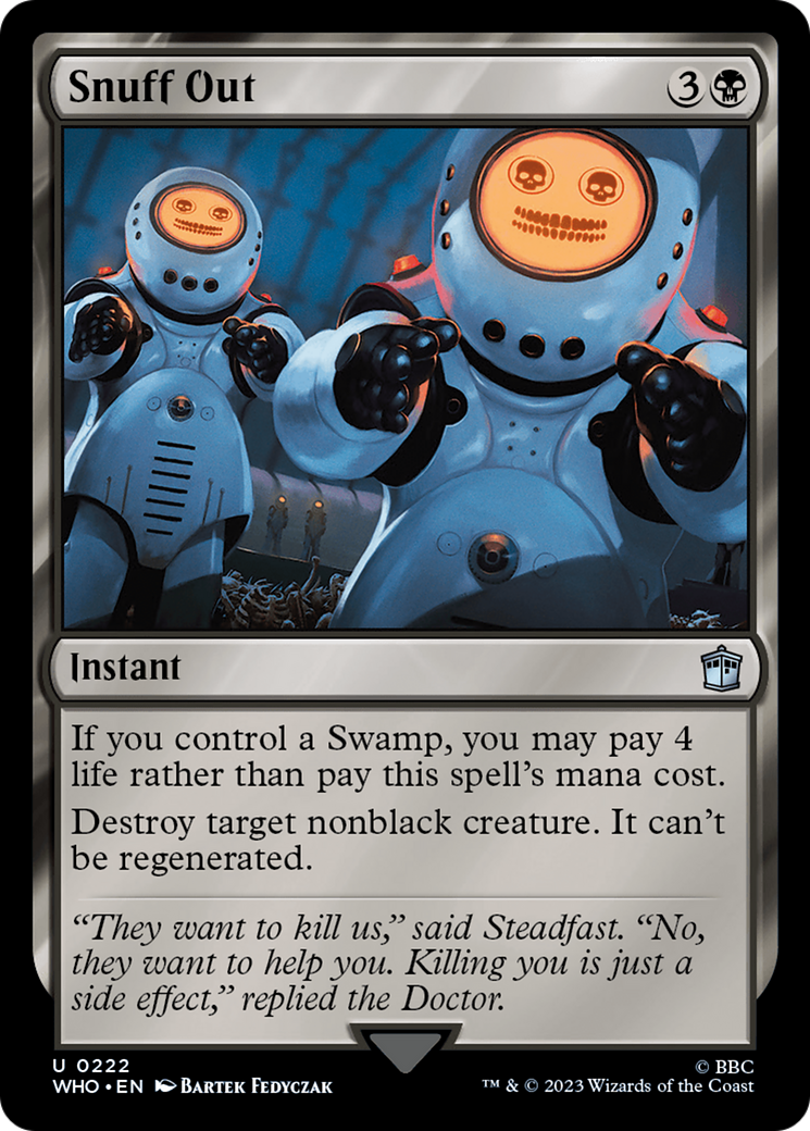 Snuff Out (WHO-222)  - Doctor Who