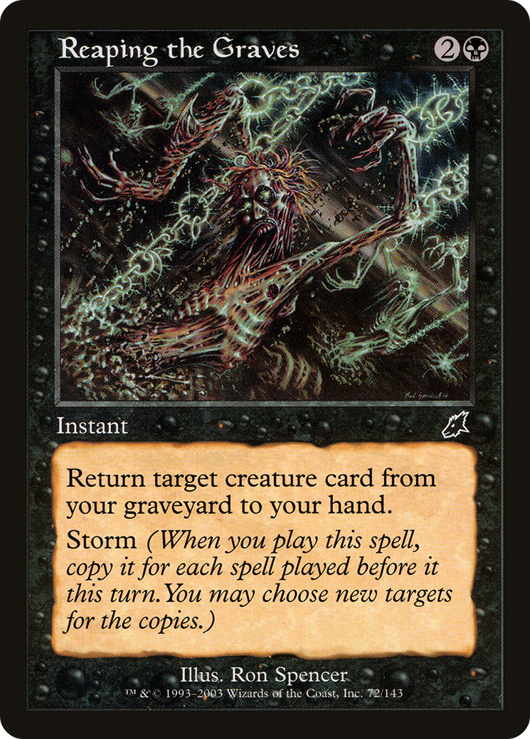Reaping the Graves (SCG-072)  Foil - Scourge