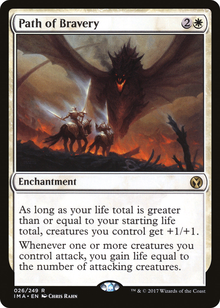Path of Bravery (IMA-026)  Foil - Iconic Masters