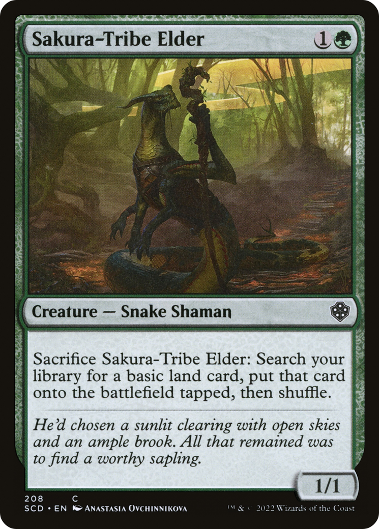 Sakura-Tribe Elder (SCD-208)  - Starter Commander Decks