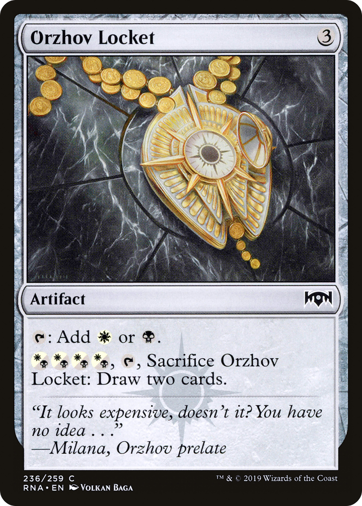 Orzhov Locket (RNA-236)  Foil - Ravnica Allegiance