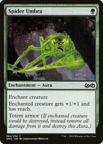 Spider Umbra (UMA-184)  Foil - Ultimate Masters