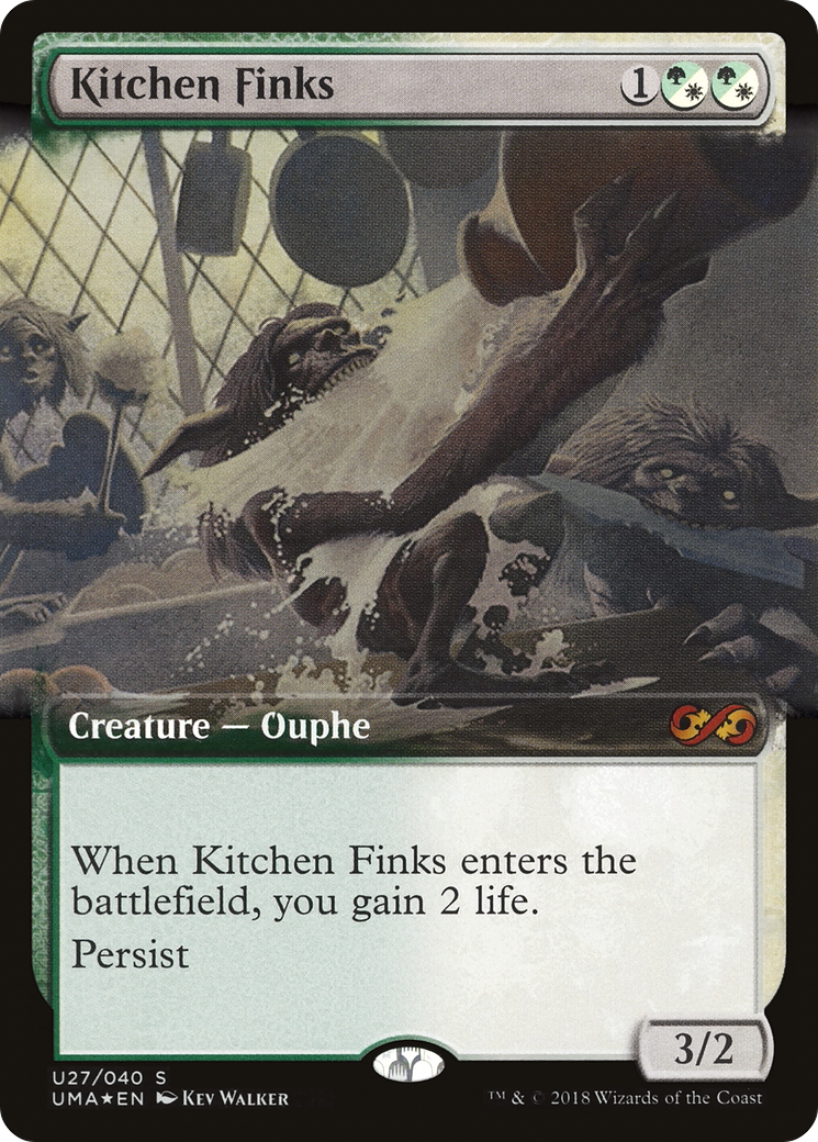 Kitchen Finks (UMA:BT-U27)  Foil - Ultimate Box Topper: (Extended Art)