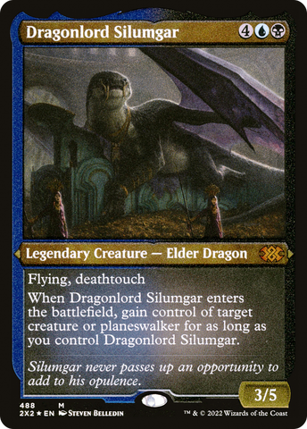 Dragonlord Silumgar (Foil Etched) (2X2-488)  Foil - Double Masters 2022