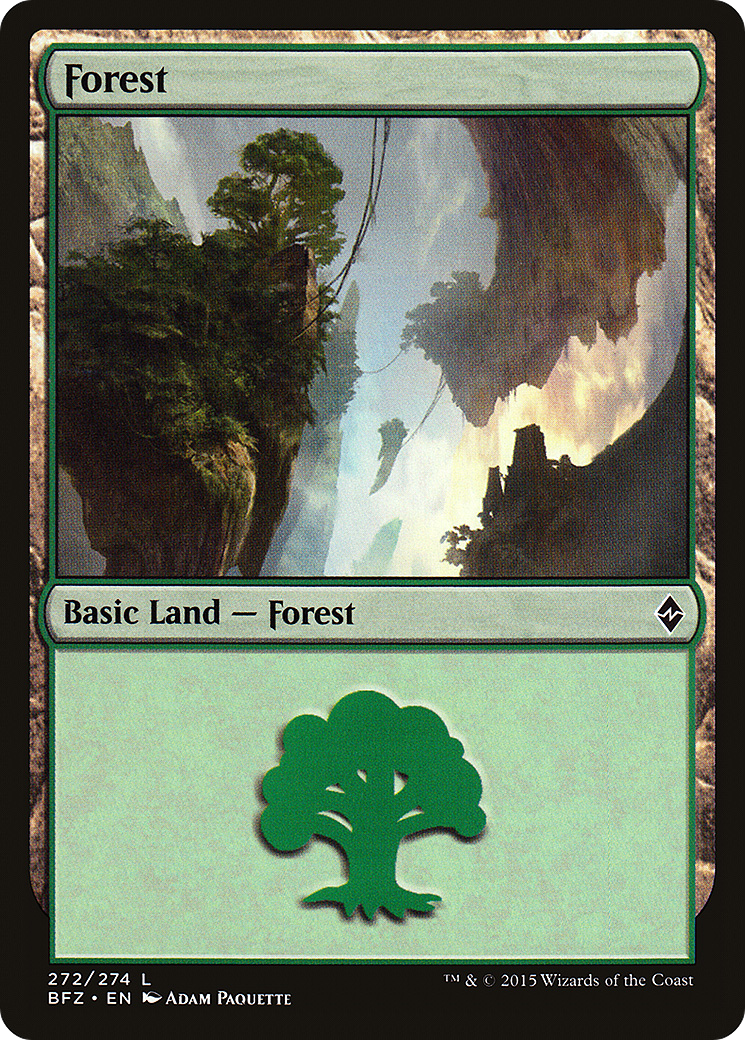 Forest (272) (BFZ-272)  - Battle for Zendikar