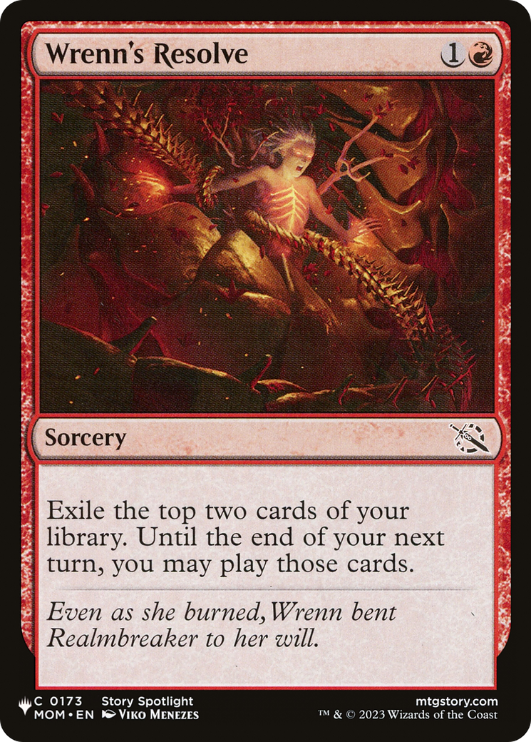 Wrenn's Resolve (LIST-0173)  - The List