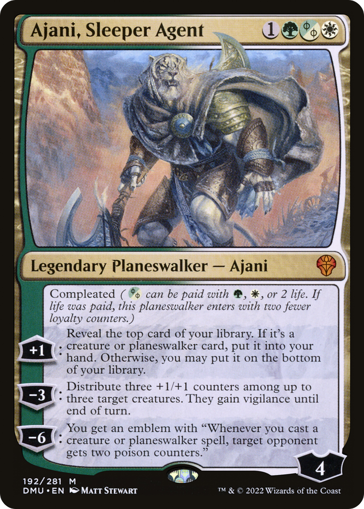 Ajani, Sleeper Agent (DMU-192)  Foil - Dominaria United